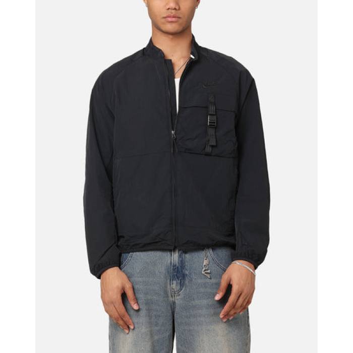 ナイキ Nike 【 Tech Woven Jacket Mens Black/Black 】 テック Woven ウーブン Jacket ジャケット メンズ 黒色 ブラック