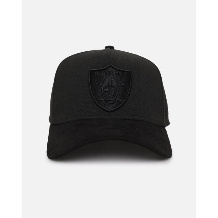 ニューエラ New Era 【 Las Vegas Raiders 'Premium Luxe' 39Thirty A-Frame Stretch Fit Mens Black 】 ベガス レイダース メンズ 黒色 ブラック｜スニケス