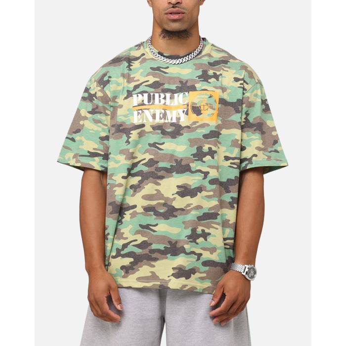 Public Enemy 【 Realtree T-Shirt Mens Camo 】 プルオーバー メンズ 家鴨柄