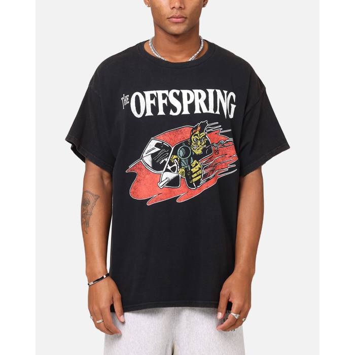 The Offspring 【 Bad Habits T-Shirt Mens Black 】 プルオーバー メンズ 黒いこと 黒いこと