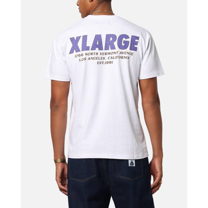 X-Large 【 California T-Shirt Mens White 】 黄金州 プルオーバー メンズ 白いこと 白いこと