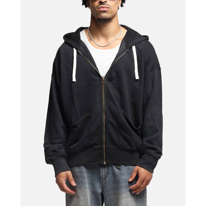 チャンピオン Champion 【 Time Capsule Full Zip-Through Hoodie Mens Black 】 タイム フーディー パーカー メンズ 黒色 ブラック