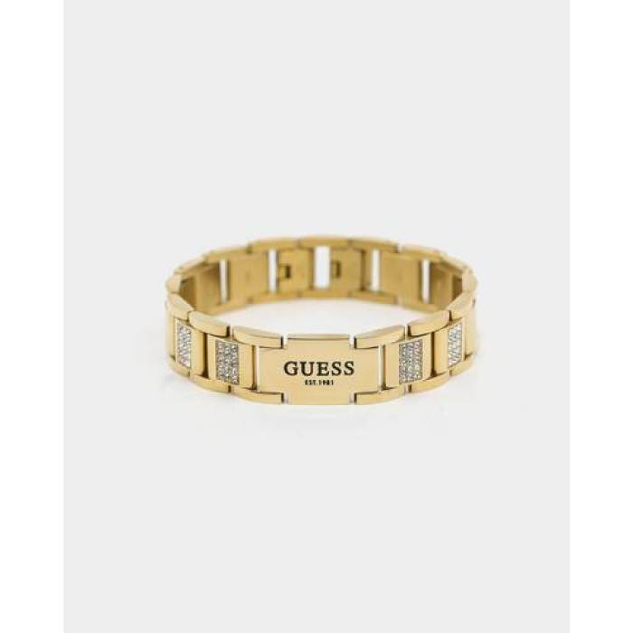 Guess Mainline 【 15Mm Frontier Crystal Bracelet Womens Gold 】 ブレスレット レディース ゴールド