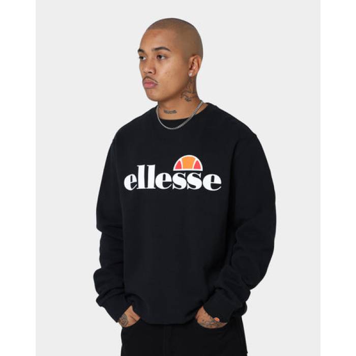 エレッセ Ellesse 【 Sl Succiso Sweatshirt Mens Black 】 スウェット トレーナー メンズ 黒色 ブラック|スニケス