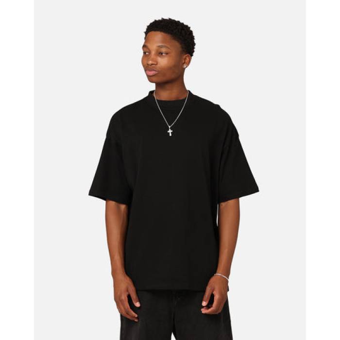 Culture Kings 【 Oversized Blank T-Shirt Mens Black 】 プルオーバー メンズ 黒いこと 黒いこと