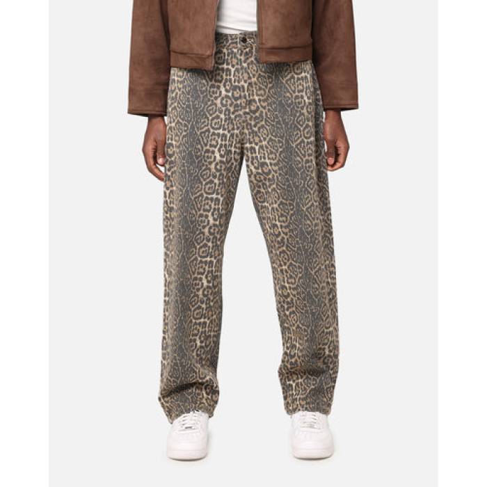 Xxiii 【 Baggy Jeans Mens Leopard 】 バギージーンズ メンズ ヒョウ柄 レオパード 21,888円