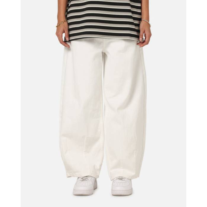 Xxiii 【 Balloon Jeans Womens Off White 】 ジーンズ レディース 白色 ホワイト｜スニケス