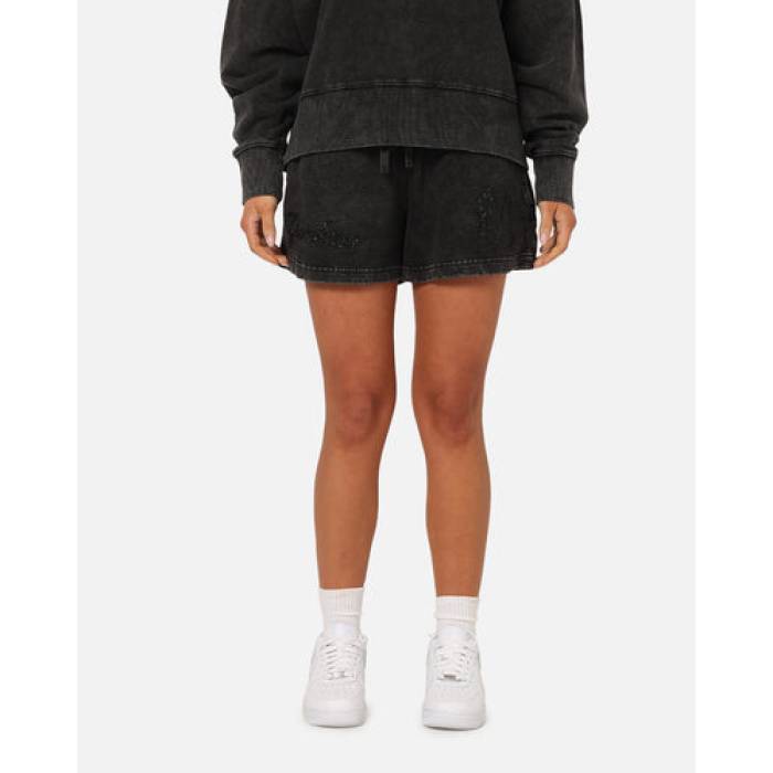 プロスタンダード Pro Standard 【 New York Yankees Washed Crystaline Shorts Womens Washed Black 】 ヤンキース ショーツ レディース 黒色 ブラック 24,637円
