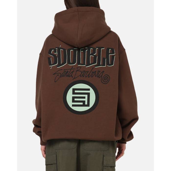 S Double 【 Combo Platter Hoodie E Womens Washed Chocolat 】 フーディー パーカー レディース