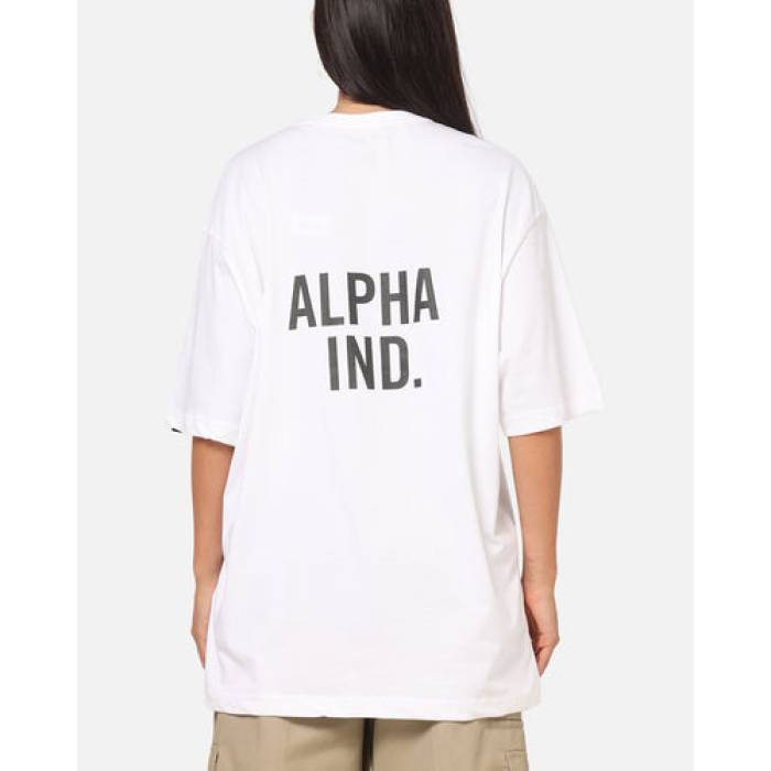 アルファインダストリーズ Alpha Industries 【 Uniform Pocket A.i T-Shirt Womens White 】 Tシャツ レディース 白色 ホワイト