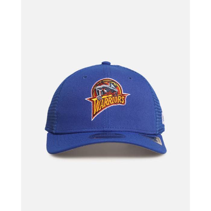 ニューエラ New Era 【 Golden State Warriors 'Hwc' 9Seventy Trucker Stretch Snapback Medium Blue Mens Med Blue 】 State スケートボード ウォリアーズ トラッカー Snapback スナップバック バッグ 青色 ブルー メンズ 青