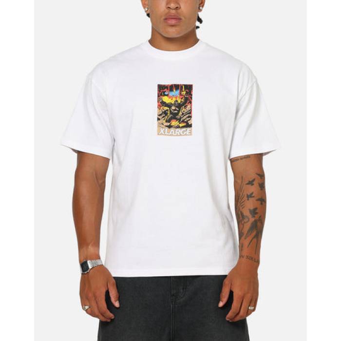 X-Large 【 Comic T-Shirt Mens White 】 Tシャツ メンズ 白色 ホワイト
