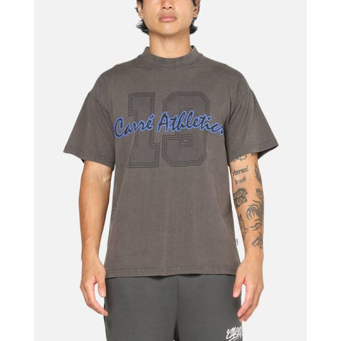 Carre 【 Athletics T-Shirt L Mens Vintage Charcoa 】 アスレチックス ティーシャツ メンズ vintage ビンテージ・ヴィンテージ