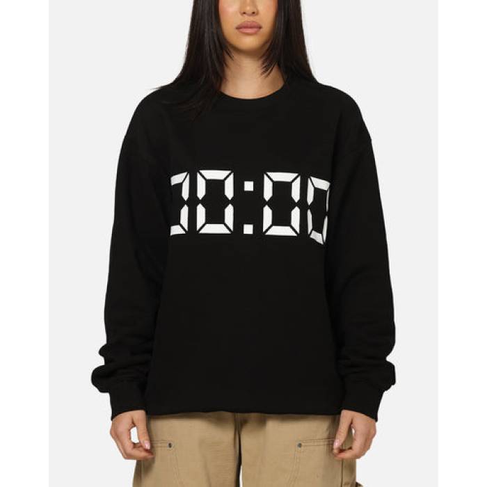 Vouseti 【 Us Against Time Sweater Womens Black 】 ひと休み 調教師 レディース 黒いこと 黒いこと