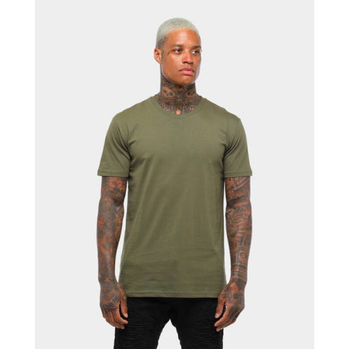 無水亜ヒ酸 Colour 【 Plain Staple T-Shirt Army Green Mens Army Green/Brow 】 ステープル プルオーバー 正規陸軍 green 緑・緑であること メンズ 正規陸軍 green 緑・緑であること