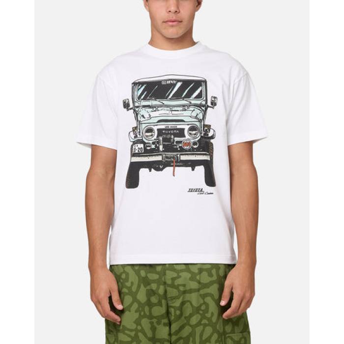 ハフ Huf 【 X Toyota Sixties T-Shirt Mens White 】 プルオーバー メンズ 白いこと 白いこと