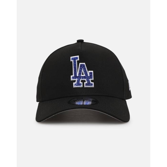 ニューエラ New Era 【 Los Angeles Dodgers 'Diamante' 9Forty A-Frame Snapback Mens Black 】 ドジャース Snapback スナップバック バッグ メンズ 黒色 ブラック