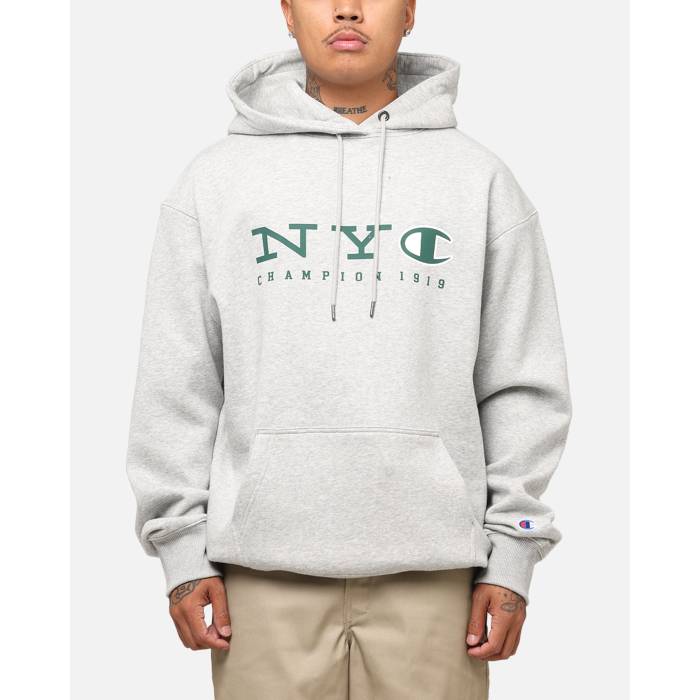 チャンピオン Champion 【 Rochester Graphic Hoodie Mens Grey 】 グラフィック フーディー パーカー メンズ 灰色 グレー|スニケス