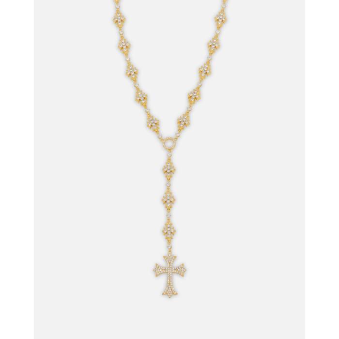 Saint Morta 【 Rosary Cross Chain Mens Gold 】 メンズ ゴールド