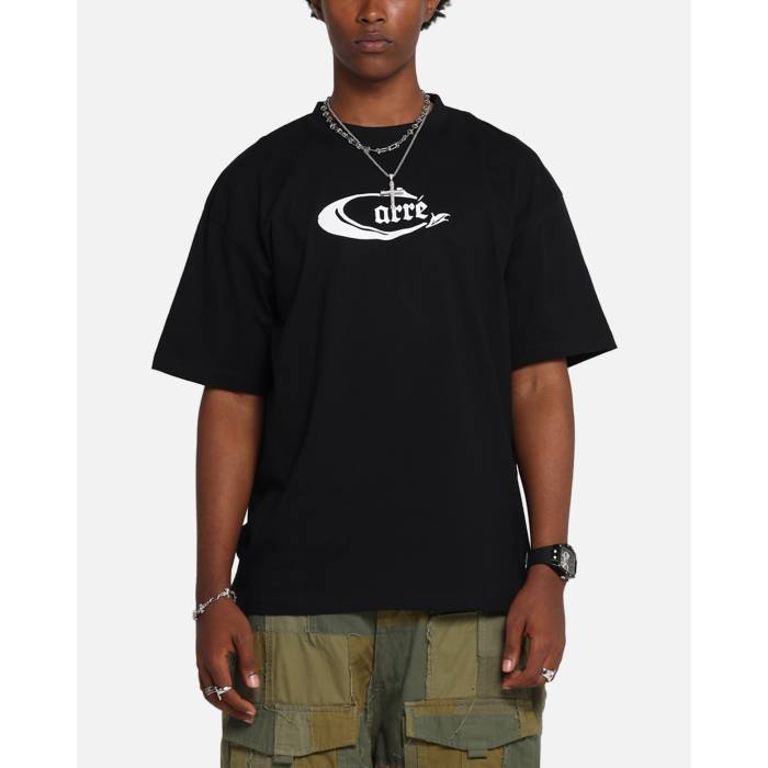 Carre 【 Not Finished T-Shirt Mens Black 】 Tシャツ メンズ 黒色 ブラック