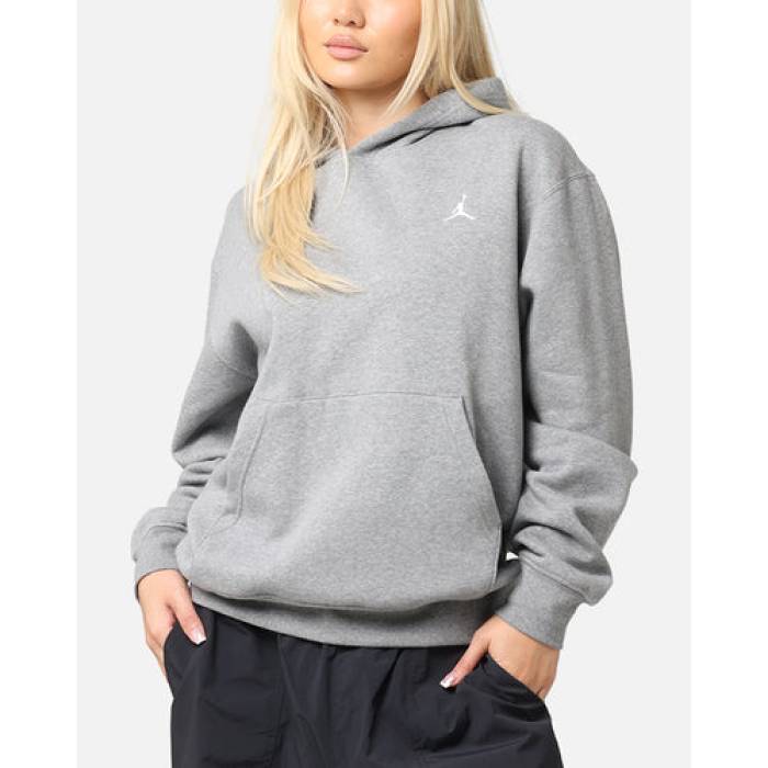 ナイキ ジョーダン Jordan 【 Brooklyn Fleece Pullover Hoodie White Womens Carbon Heather/ 】 ブルックリン フリース フーディー パーカー 白いこと 白いこと レディース 炭素 heather ギョリュウモドキ