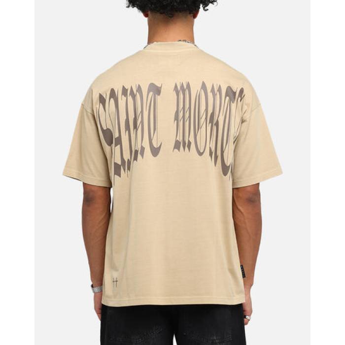 Saint Morta 【 Vill Park Boxy T-Shirt Mens Pigment Stone 】 運動場 プルオーバー メンズ