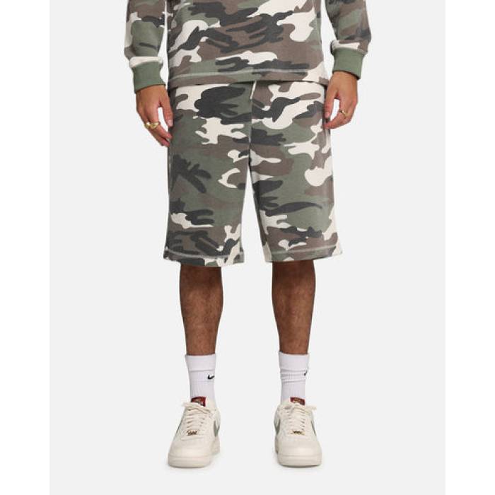 Xxiii 【 Printed Thermal Shorts Mens Camo 】 さる股引き メンズ 合鴨柄