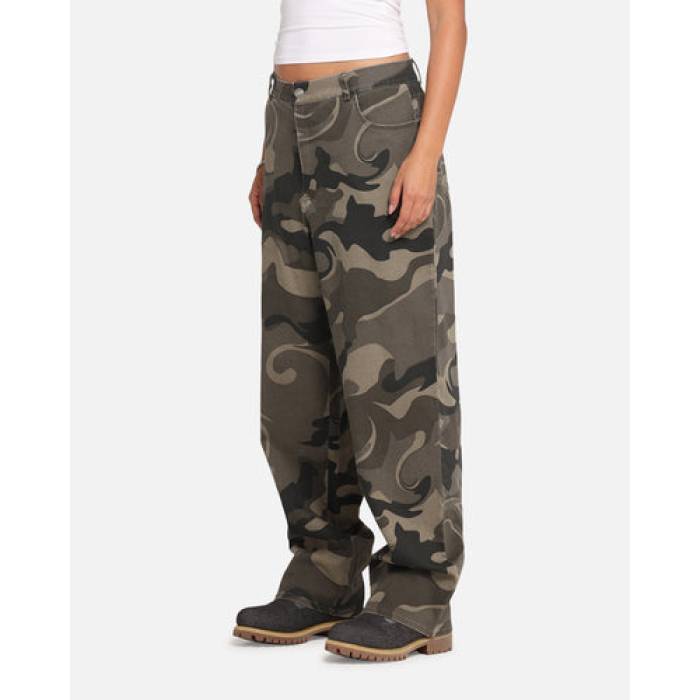 Xxiii 【 Washed Pants Womens Camo 】 レディース カモ柄