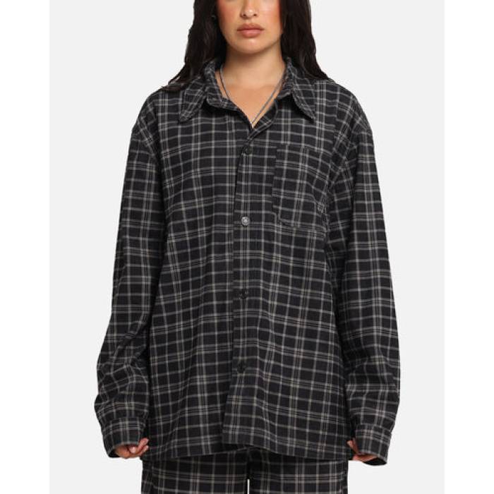 Xxiii 【 Plaid Corduroy Jacket Womens Black/Grey 】 コーデュロイ Jacket ジャケット レディース 黒色 ブラック 灰色 グレー