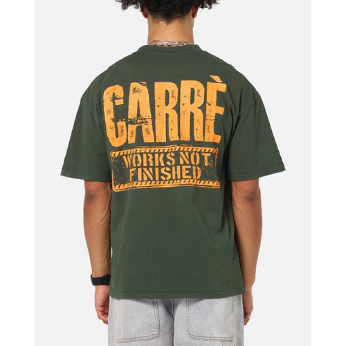 Carre 【 Trenches T-Shirt Mens Pine Green 】 ティーシャツ メンズ green 緑・緑であること