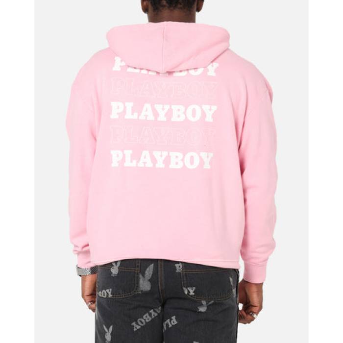 Playboy 【 Stack Washed Hoodie Mens Washed Pink 】 フーディー パーカー メンズ pink サクラ色