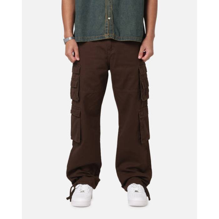Saint Morta 【 Modern Utility Cargo Pants Mens Washed Brown 】 今めかしい 積貨委託貨物 メンズ 赤銅色 赤銅色