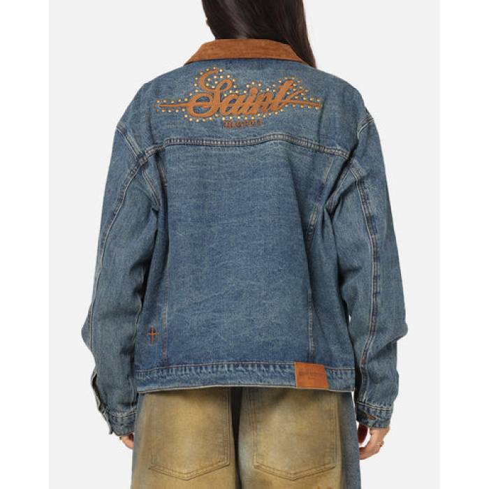 Saint Morta 【 Rodeo Drive Denim Jacket Womens Dirty Blue 】 デニム Jacket ジャケット レディース 青色 ブルー