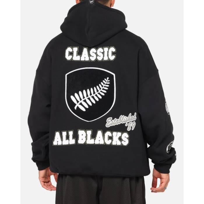 ミッチェル&ネス Mitchell & Ness 【 All Blacks Rugby Union Cab Inaugural Hoodie Mens Solid Black 】 ラグビー Union ユニオン フーディー パーカー メンズ ソリッド 黒色 ブラック