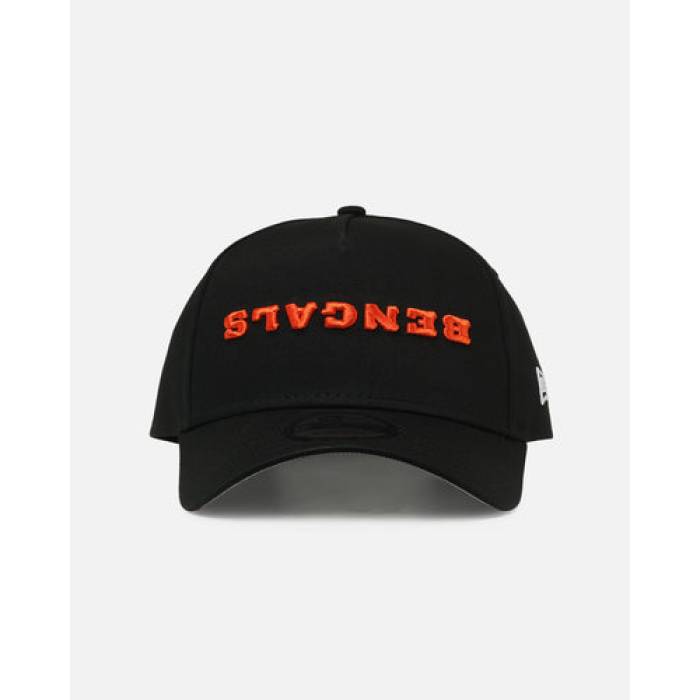 ニューエラ New Era 【 Cincinnati Bengals 'Upside Down Logo' 9Forty A-Frame Snapback Mens Black 】 シンシナティ ベンガルズ ダウン Snapback スナップバック バッグ メンズ 黒色 ブラック|スニケス