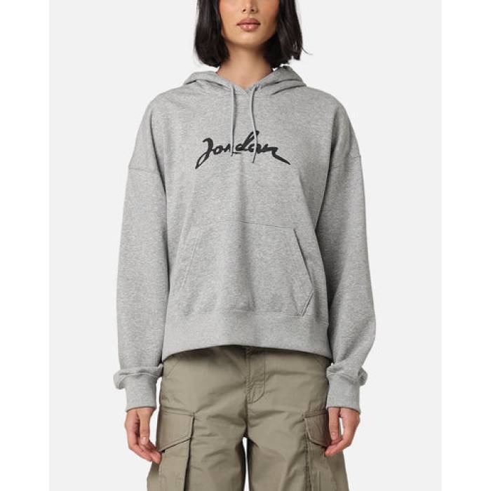 ナイキ ジョーダン Jordan 【 Brooklyn Fleece Pullover Hoodie Dark Grey Heather Womens Dk Grey Heather 】 ブルックリン フリース フーディー パーカー 薄墨色 薄墨色 heather ギョリュウモドキ レディース 薄墨色 薄墨色 heather ヘ