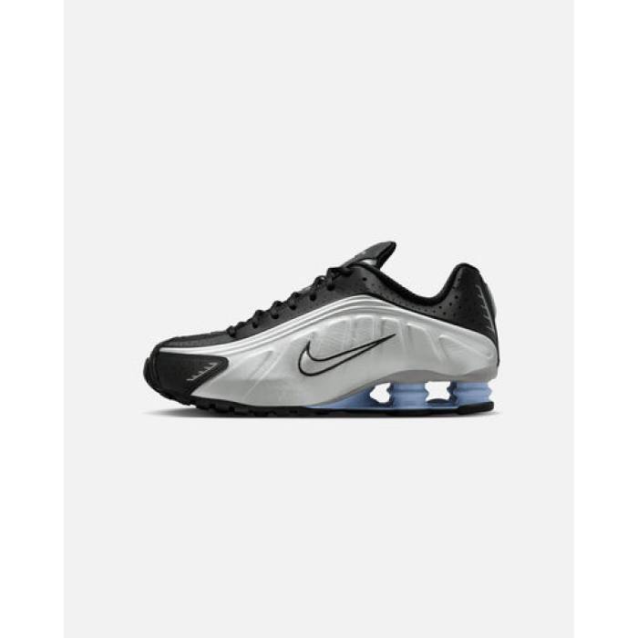ナイキ Nike 【 Shox R4 Metallic /Black Mens Silver 】 Shox ショックス メンズ Silver しろがね色・しろがね色