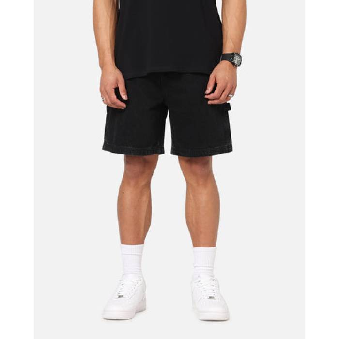 Carre 【 C-Star Denim Shorts Mens Black Wash 】 ジーンズ さる股引き メンズ 黒いこと 黒いこと