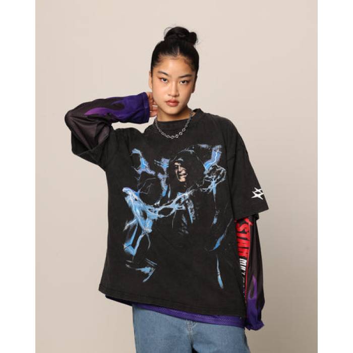 Loiter 【 Star Wars Darth Sidious T-Shirt Womens Vintage Black 】 プルオーバー レディース vintage ビンテージ・ヴィンテージ 黒いこと 黒いこと