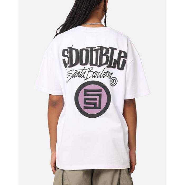 S Double 【 Combo Platter T-Shirt Womens Washed White 】 プルオーバー レディース 白いこと 白いこと