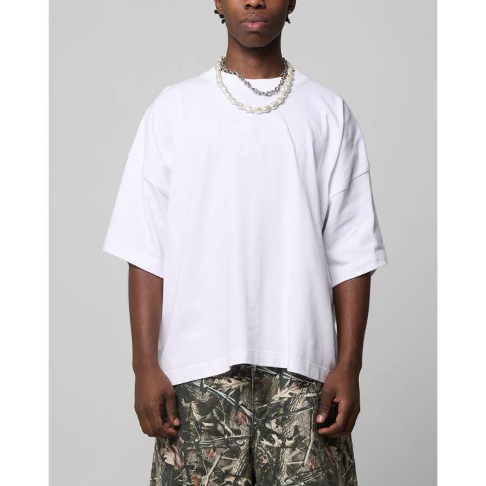 Loiter 【 Premium Essentials Boxy T-Shirt Mens White 】 Premium 割り増し金 プルオーバー メンズ 白いこと 白いこと