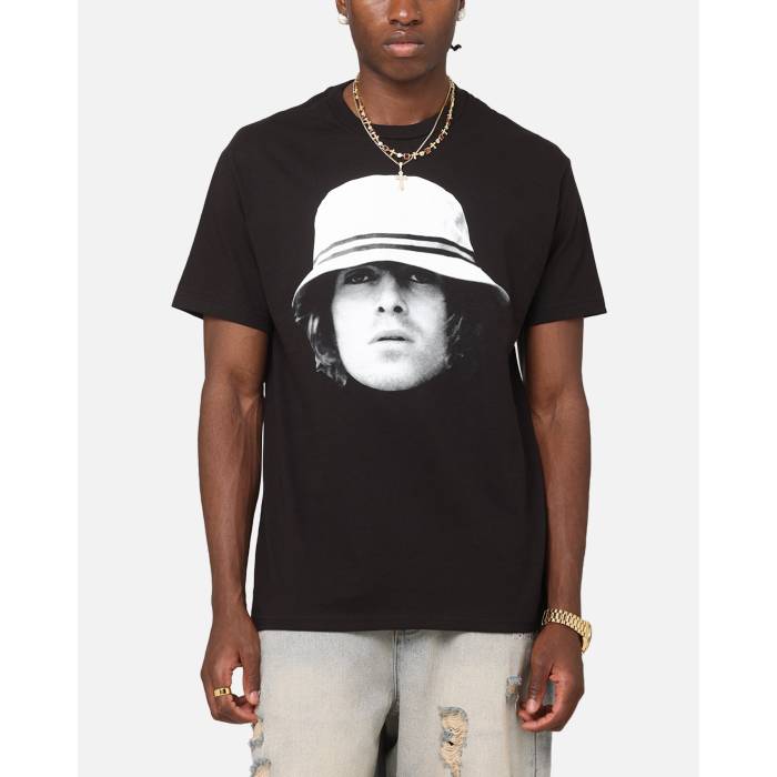 Liam Gallagher 【 Bucket Hat T-Shirt Mens Black 】 プルオーバー メンズ 黒いこと 黒いこと