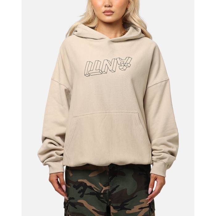 The Anti Order 【 Dimension Boxy Hoodie Womens Stone 】 フーディー パーカー レディース