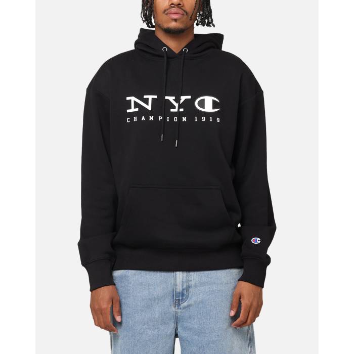 チャンピオン Champion 【 Rochester Graphic Hoodie Mens Black 】 グラフィック フーディー パーカー メンズ 黒色 ブラック|スニケス