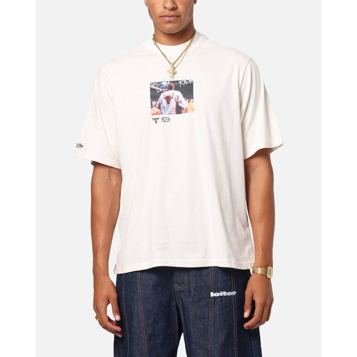 ミッチェル\u0026ネス Mitchell \u0026 Ness 【 Chicago Bulls Dennis Rodman Pre \u0026 Post Game T-Shirt Mens Birch 】 風の強い町 ブルズ Game 取り組み プルオーバー メンズ
