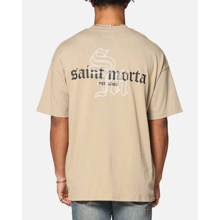 Saint Morta 【 Heritage Boxy T-Shirt Mens Stone 】 プルオーバー メンズ