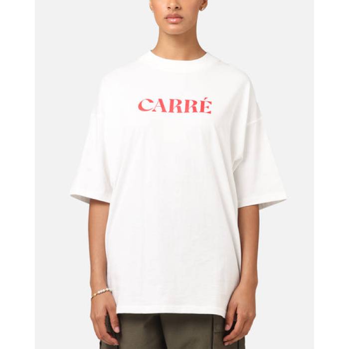 Carre 【 Minimalist T-Shirt Womens Off White 】 ティーシャツ レディース 白いこと 白いこと