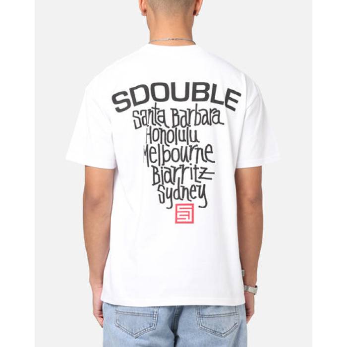 S Double 【 Cities T-Shirt Mens White 】 プルオーバー メンズ 白いこと 白いこと