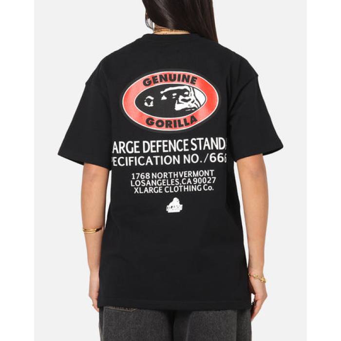 X-Large 【 Defence T-Shirt Womens Black 】 Tシャツ レディース 黒色 ブラック｜スニケス