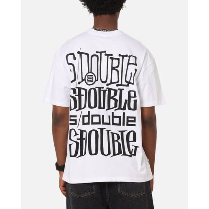 S Double 【 Logofest T-Shirt Mens White 】 ティーシャツ メンズ 白いこと 白いこと